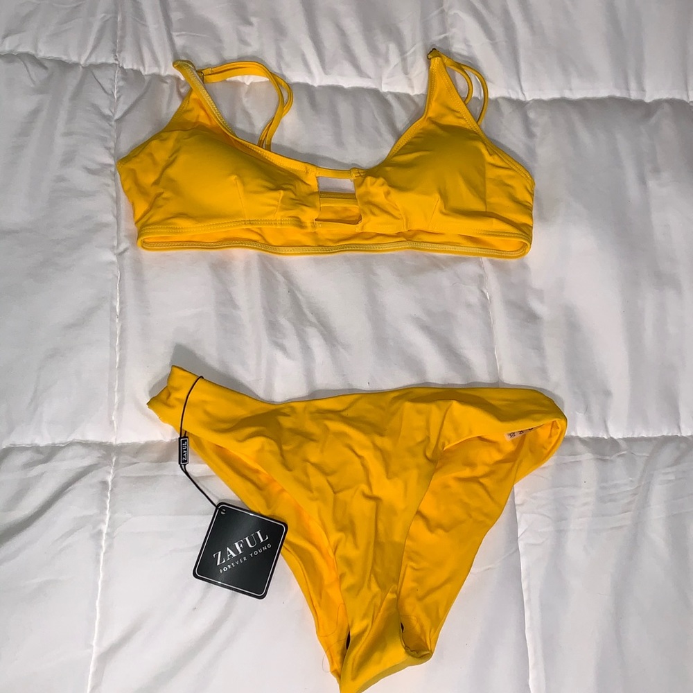 Zaful Yellow Bikini